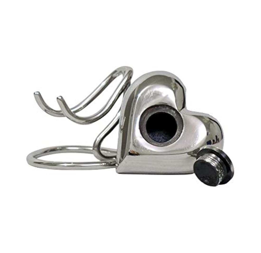 Urna pequeña con forma de corazón azul