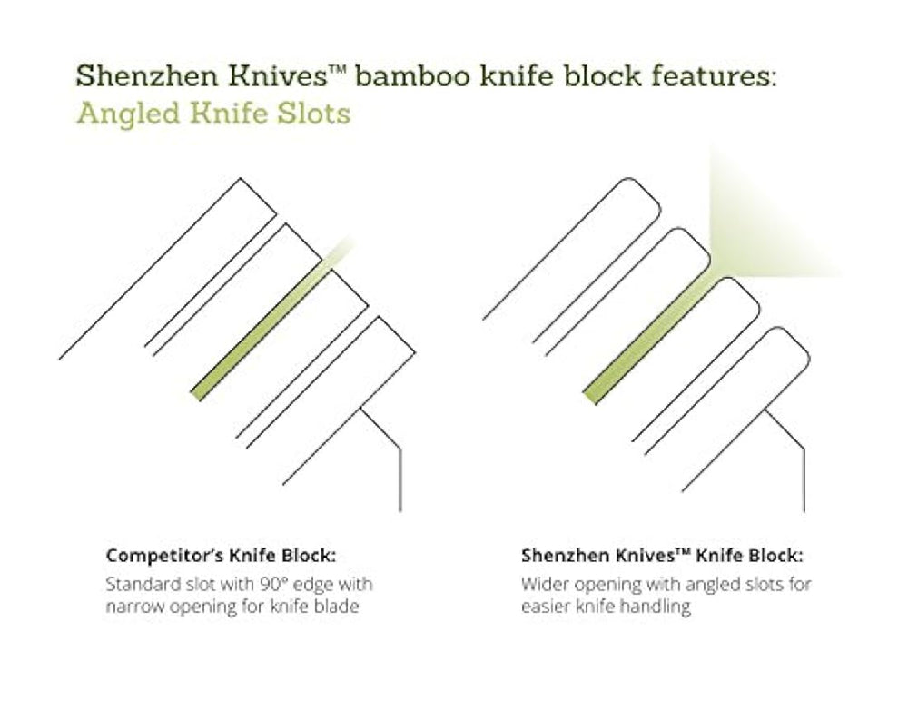soporte universal para cuchillos de bambú Shenzhen Knives