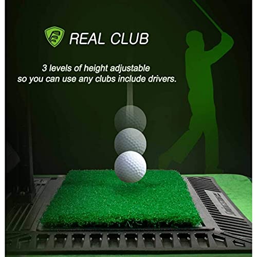 WINNER SPIRIT Real Swing 300 - Ayuda de entrenamiento para columpios de golf, verdadero impacto, el camino a la confirmación, altura ajustable, construcción resistente, portátil para columpios de golf