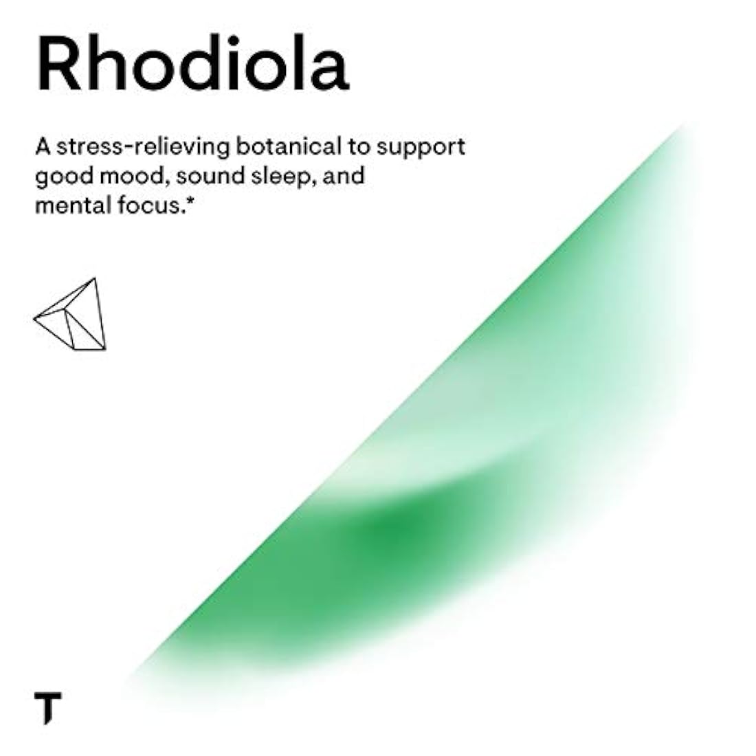 Rhodiola Thorne Research,60 cápsulas vegetarianas,salud