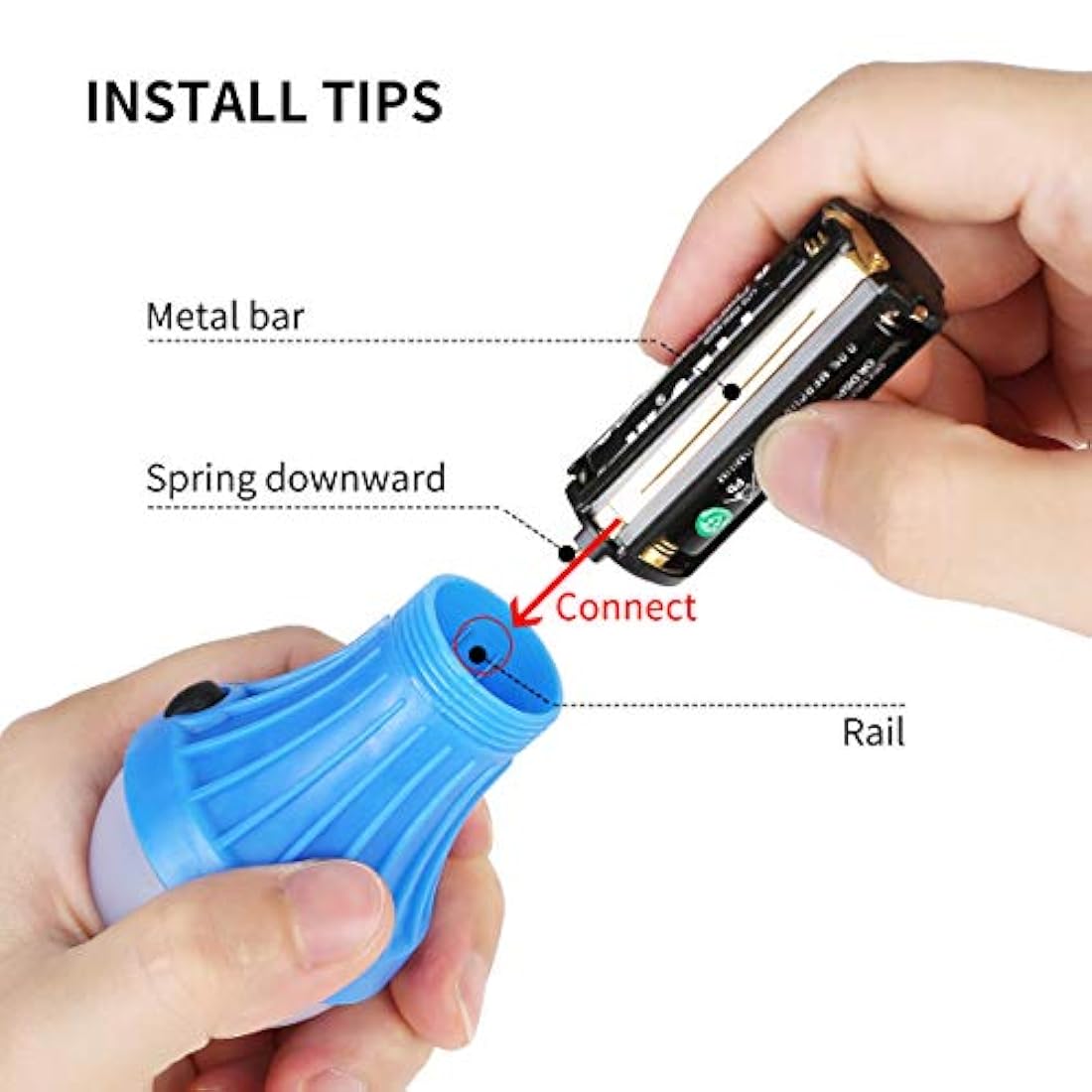 Bombillas LED para tienda de campaña con gancho de clip