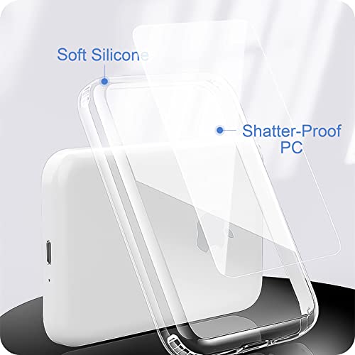 Funda magnética transparente compatible con Magsafe