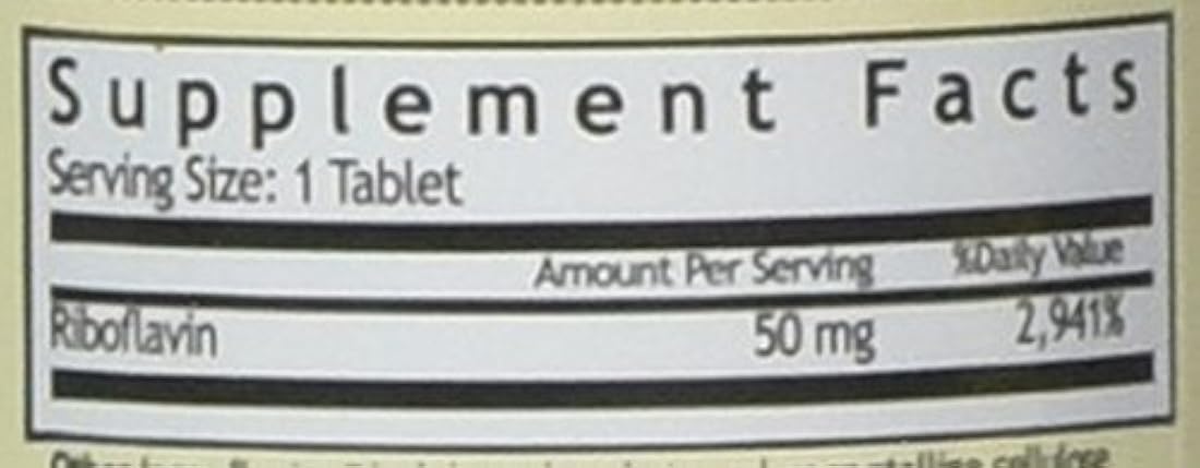 Vit B-2 pestañas 50 mg wmill 100