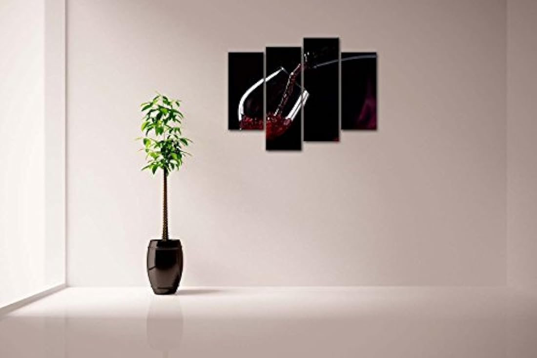 Pintura de cuadros de vino tinto en el vaso,fotos de pinturas