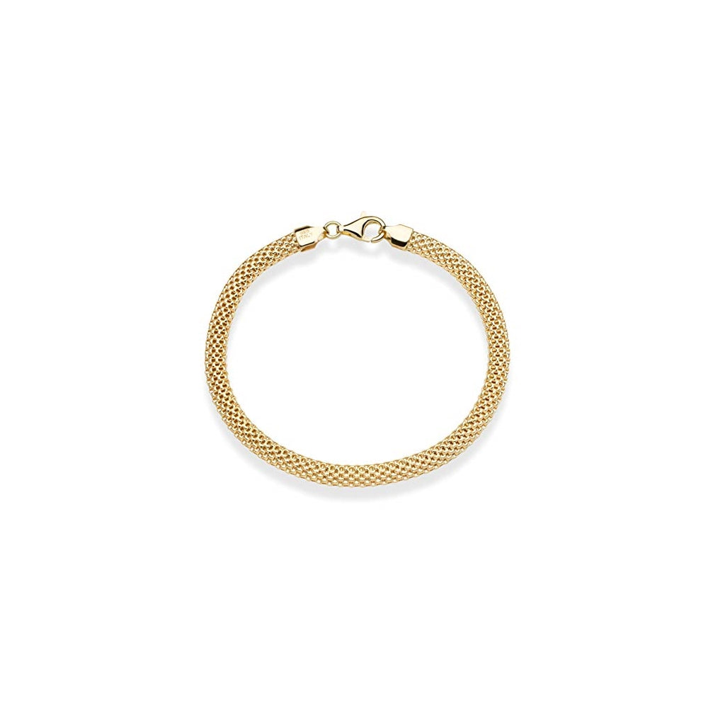 Pulseras y tobilleras cadena de eslabones de malla italiana