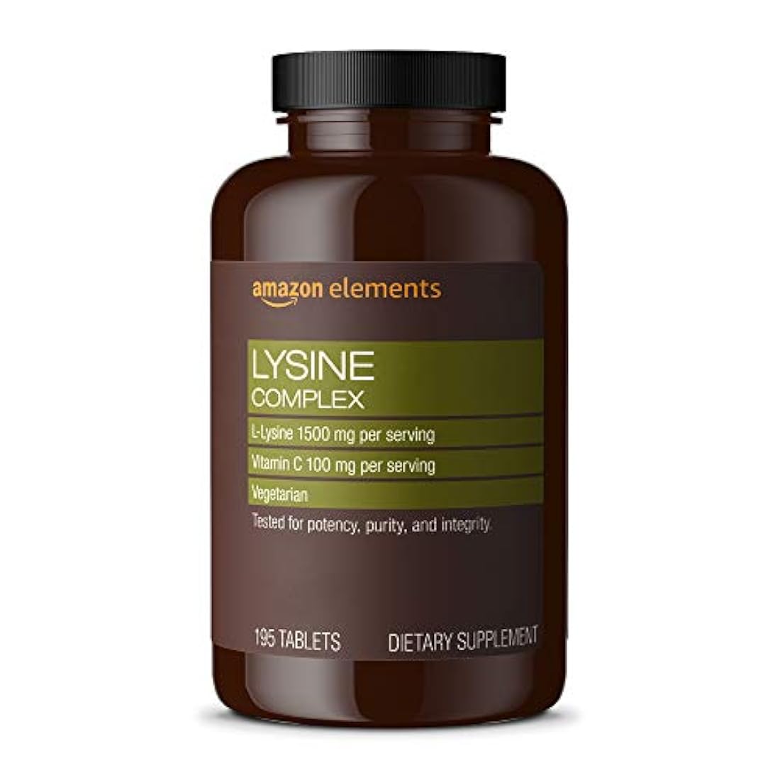 Complejo de lisina Amazon Elements con vitamina C