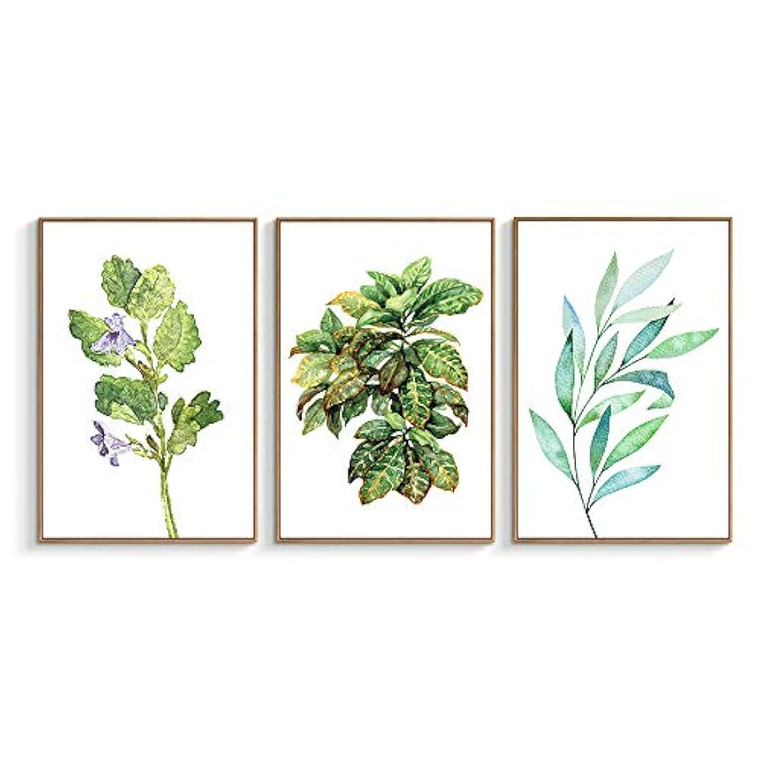 NWT - Lienzo enmarcado de paisaje abstracto