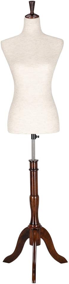 Maniquí Femenino Bonnlo, Ajustable, para Ropa y Joyería, 6-8