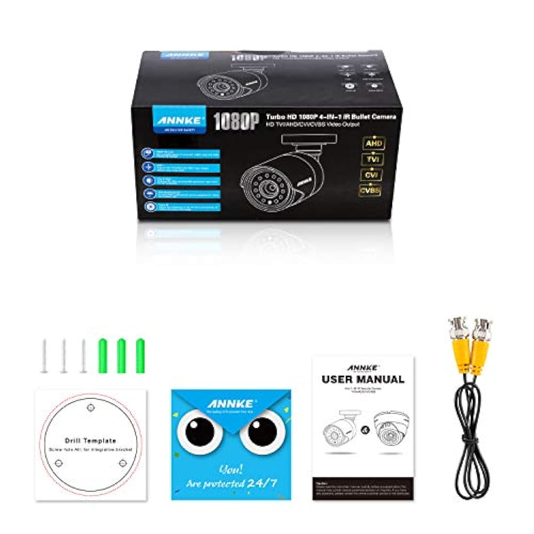 Cámara de seguridad AHD/TVI/CVI/CVBS ANNKE 1080P