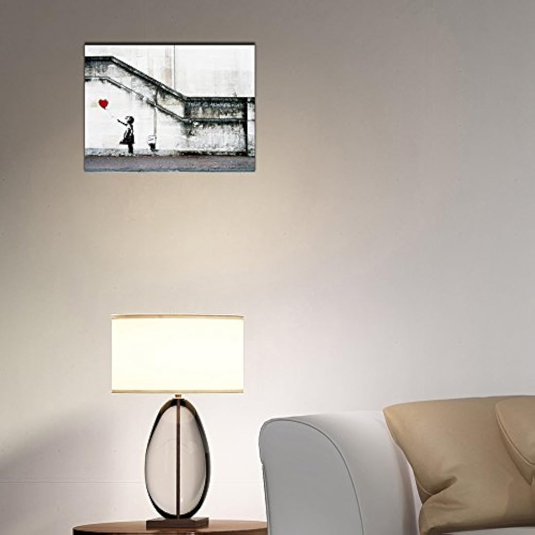 Wieco Art Lienzo decorativo para pared con diseño niña