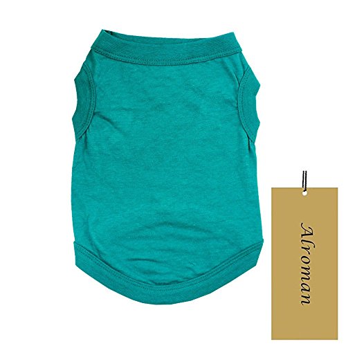 Camisas para perros, camisetas para perros, camisas para cachorros, chaleco para perros, chaleco para cachorros, ropa para mascotas, ropa para perros pequeños, ropa de verano para perros, ropa de playa para perra hembra, xs, Verde oscuro puro.