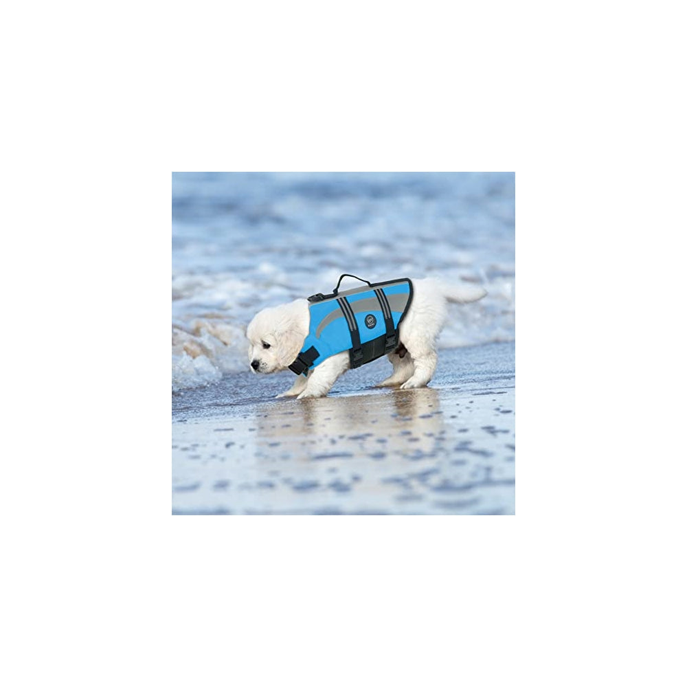 Chalecos salvavidas para perros ajustables azul XS