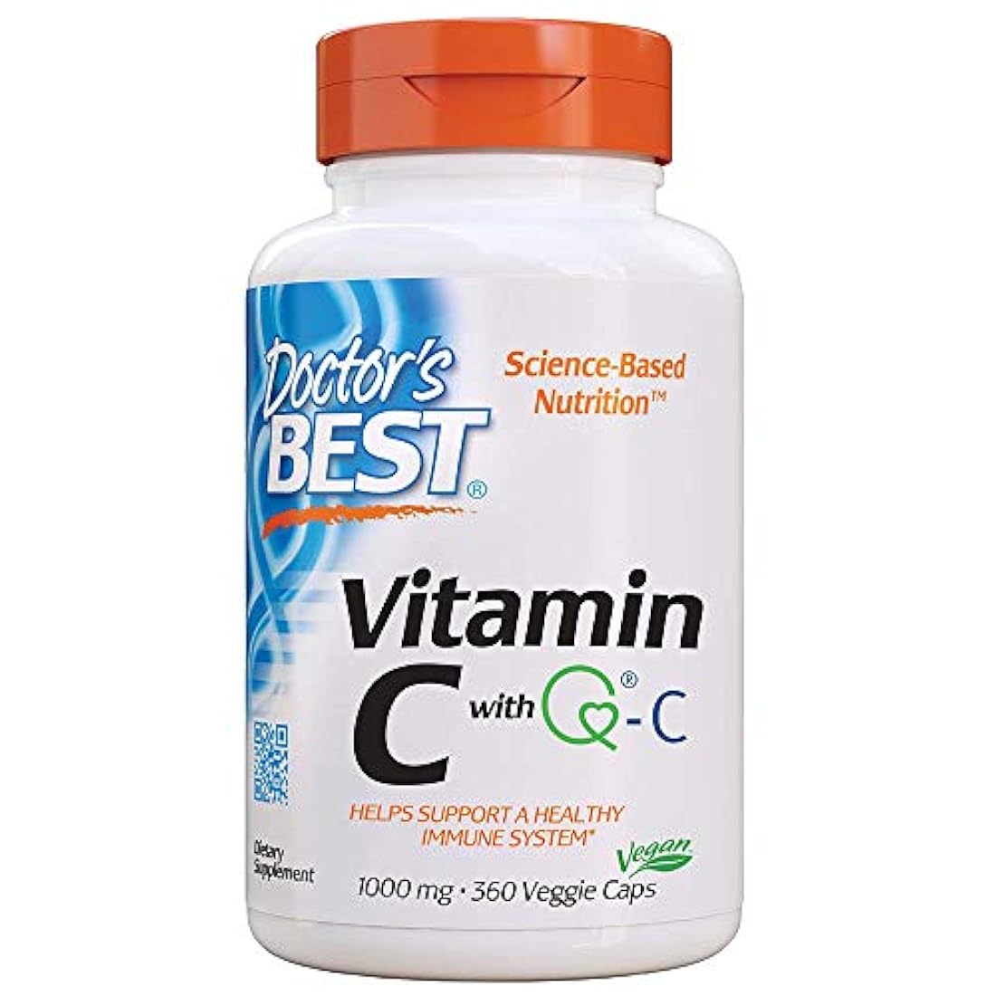 La mejor vitamina C del médico con calidad C 1000 mg, sistema inmunológico saludable, cerebro, ojos, corazón y circulación, articulaciones, procedente de Escocia, 360VC
