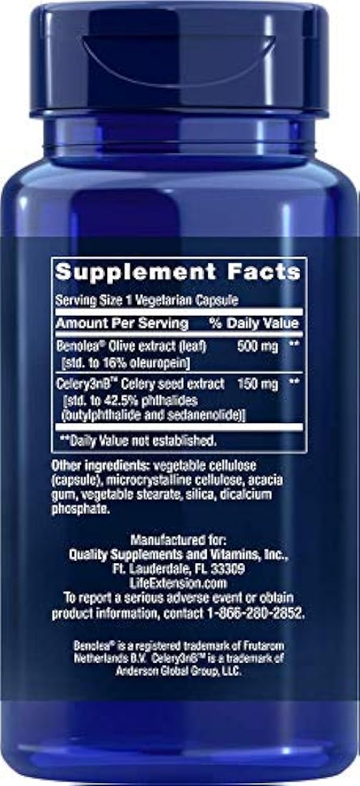 Suplemento de extracto de semillas de apio - Life Extension
