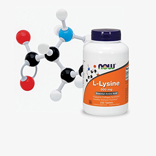 NOW L-lisina 500 mg 250 cápsulas