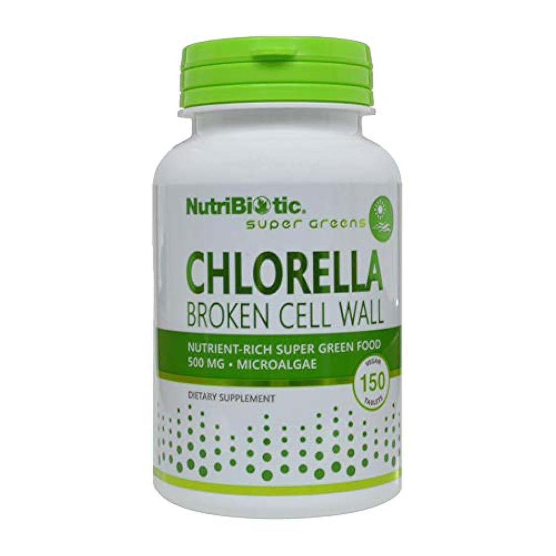 nutribiotic Chlorella pestañas 500 mg 150 unidades