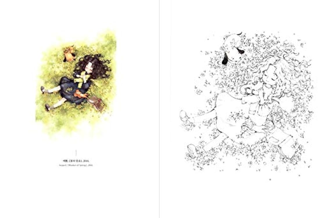 Libro para colorear para niña