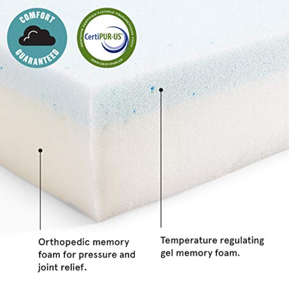 Cama de espuma viscoelástica para perro colchón de felpa