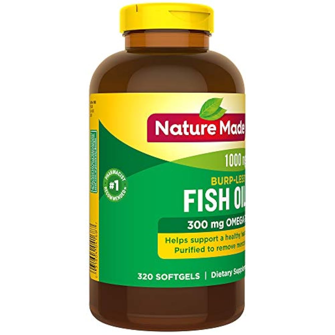 Aceite de pescado Burp-less de Nature Made, Bluezone Mall