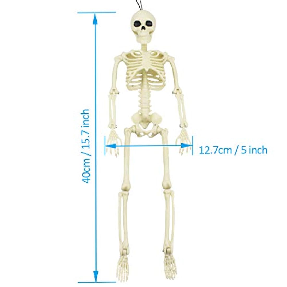 Esqueleto de Halloween de 16 pulgadas con articulaciones
