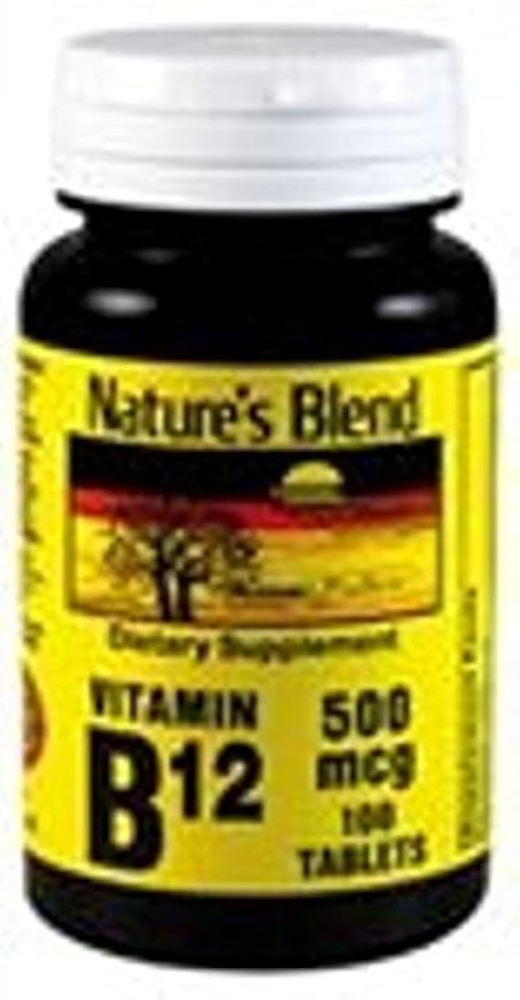 Blend Vitamina B-12 500 mcg 100 tabletas de la naturaleza