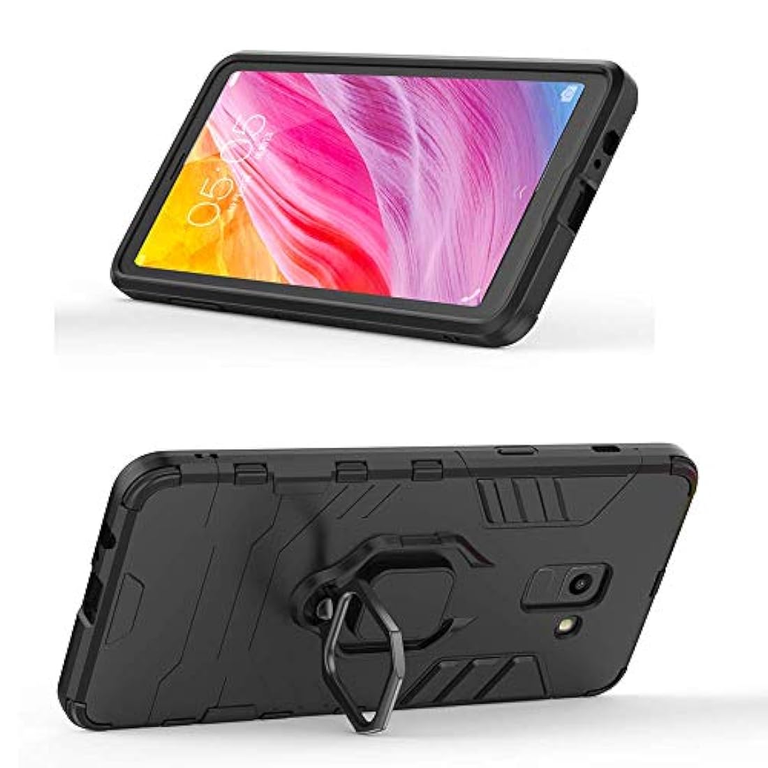 Carcasa para Samsung Galaxy A8 2018 GTX, Negro para A8 Plus.