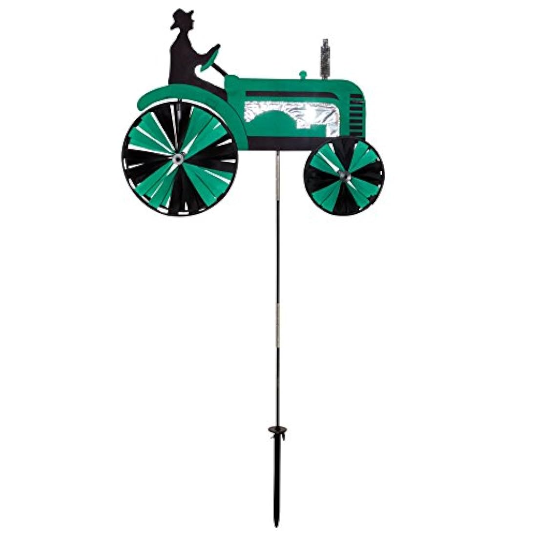 En la brisa 24 inch Tractor verde Spinner, Verde