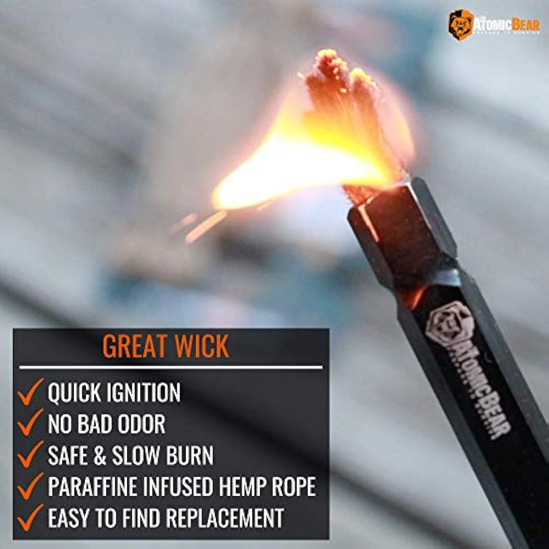 Herramienta de supervivencia Atomic Bear Fire Starter