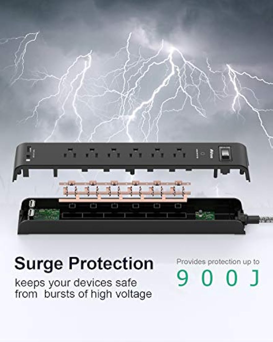 Paquete de 2 tiras de alimentación de protección