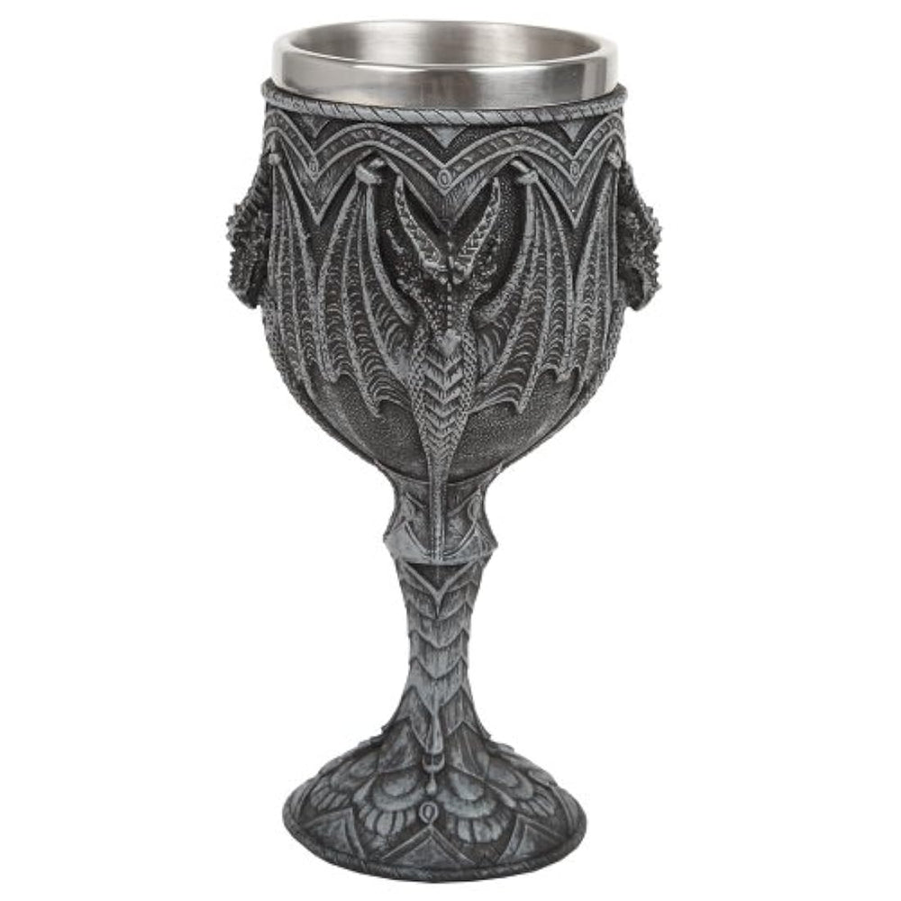 PTC Taza de vino, diseño de dragón medieval de 6,75