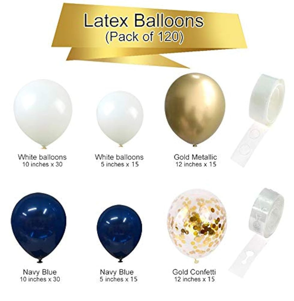 Kit de guirnalda de globos azul marino