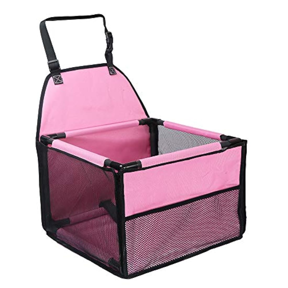 Asiento de coche para perro con correa de seguridad