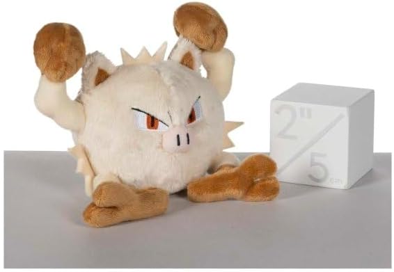 Pokemon Centro: Sitting Cuties: Mankey Plush # 56 - Generación 1