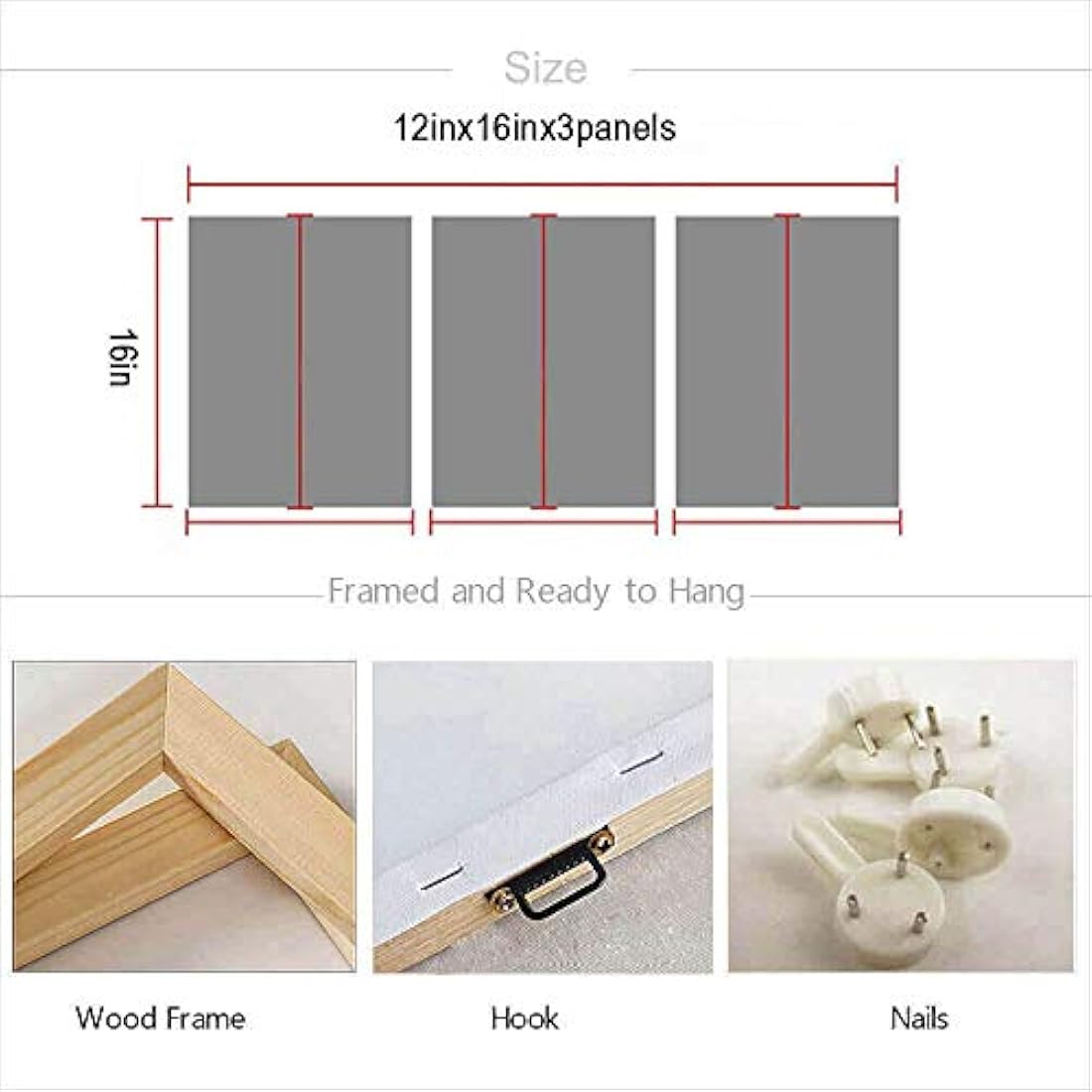 Lienzo decorativo para pared de gran tamaño panorámico