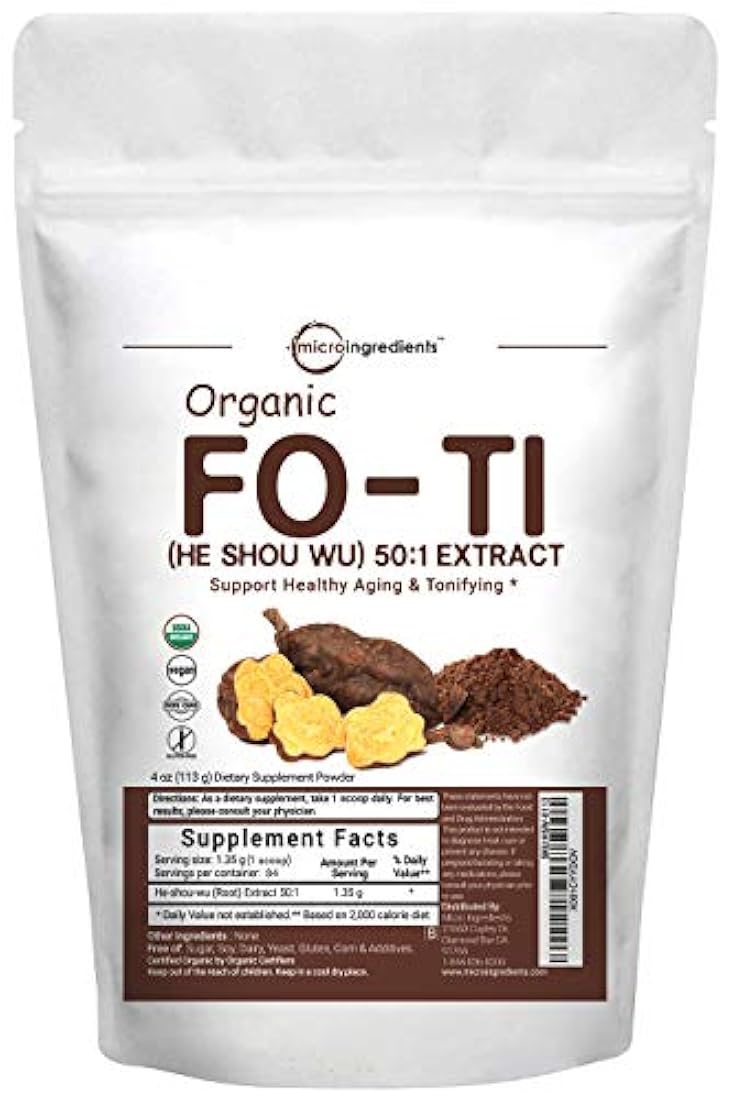 Extracto Orgánico de Fo Ti He Shou Wu 1