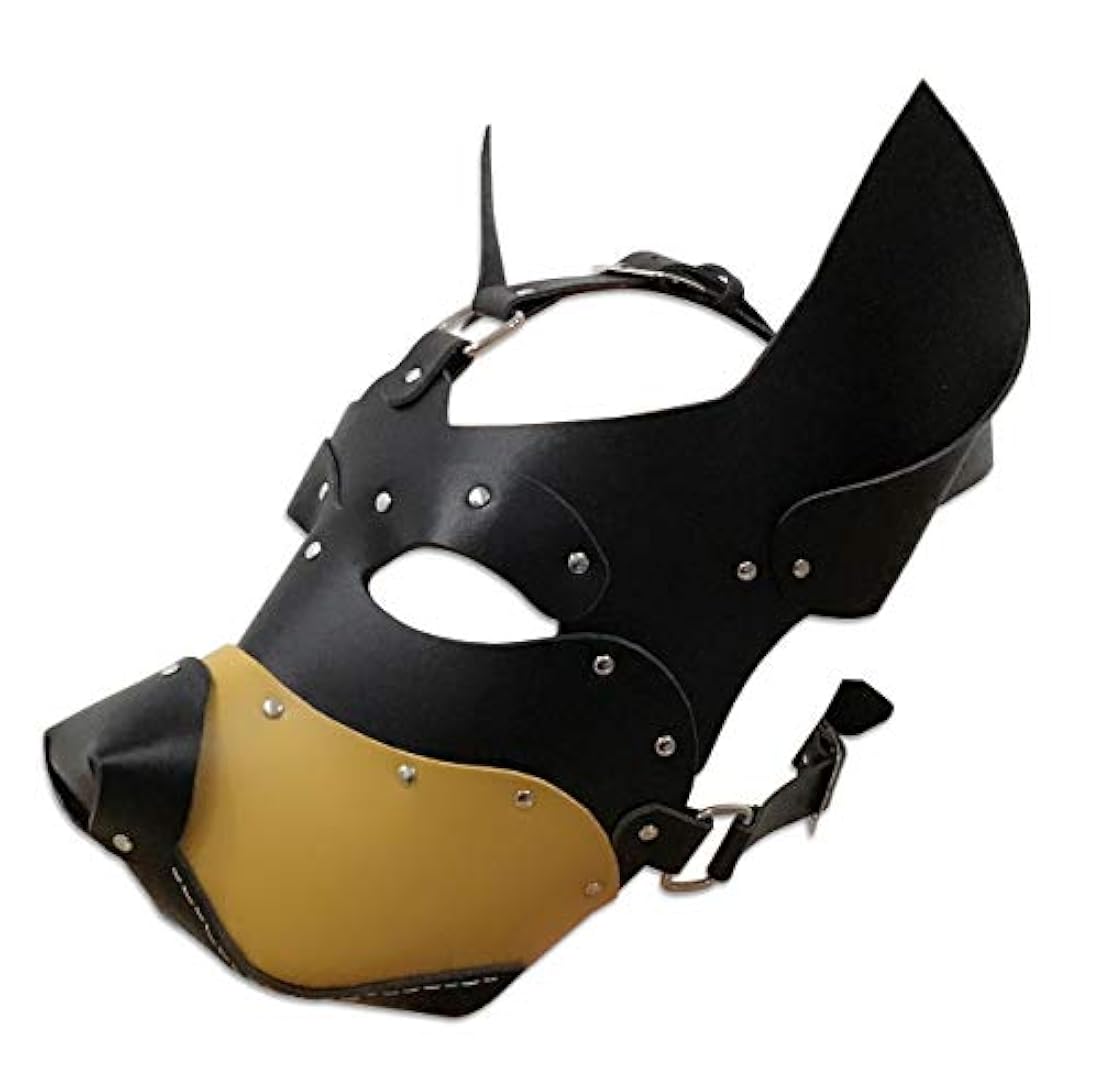 Disfraces - Mascarilla de perro hecha a mano