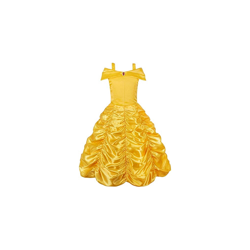 Disfraces de princesa para niña amarillo 4T