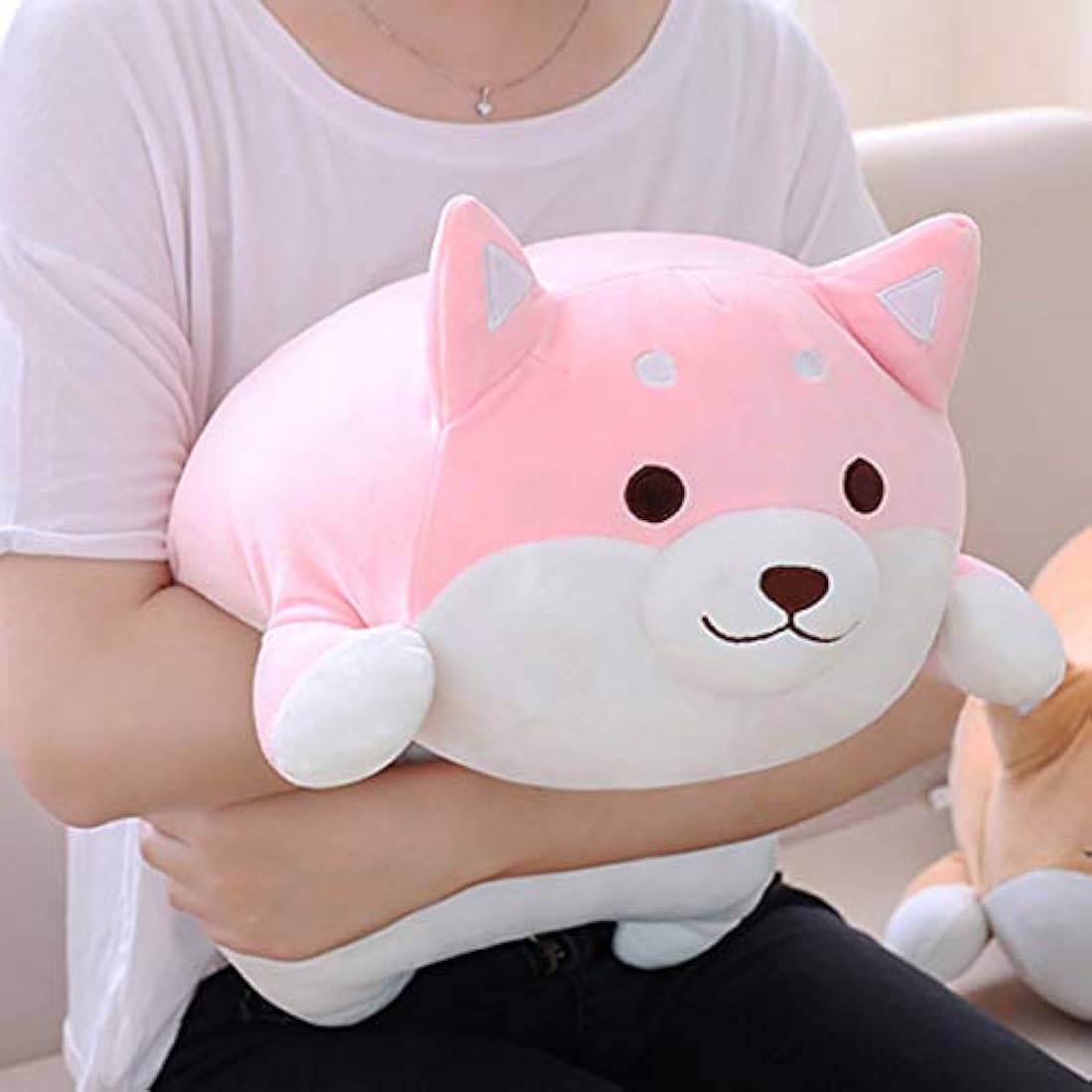 Almohada para abrazar de peluche Shiba Inu