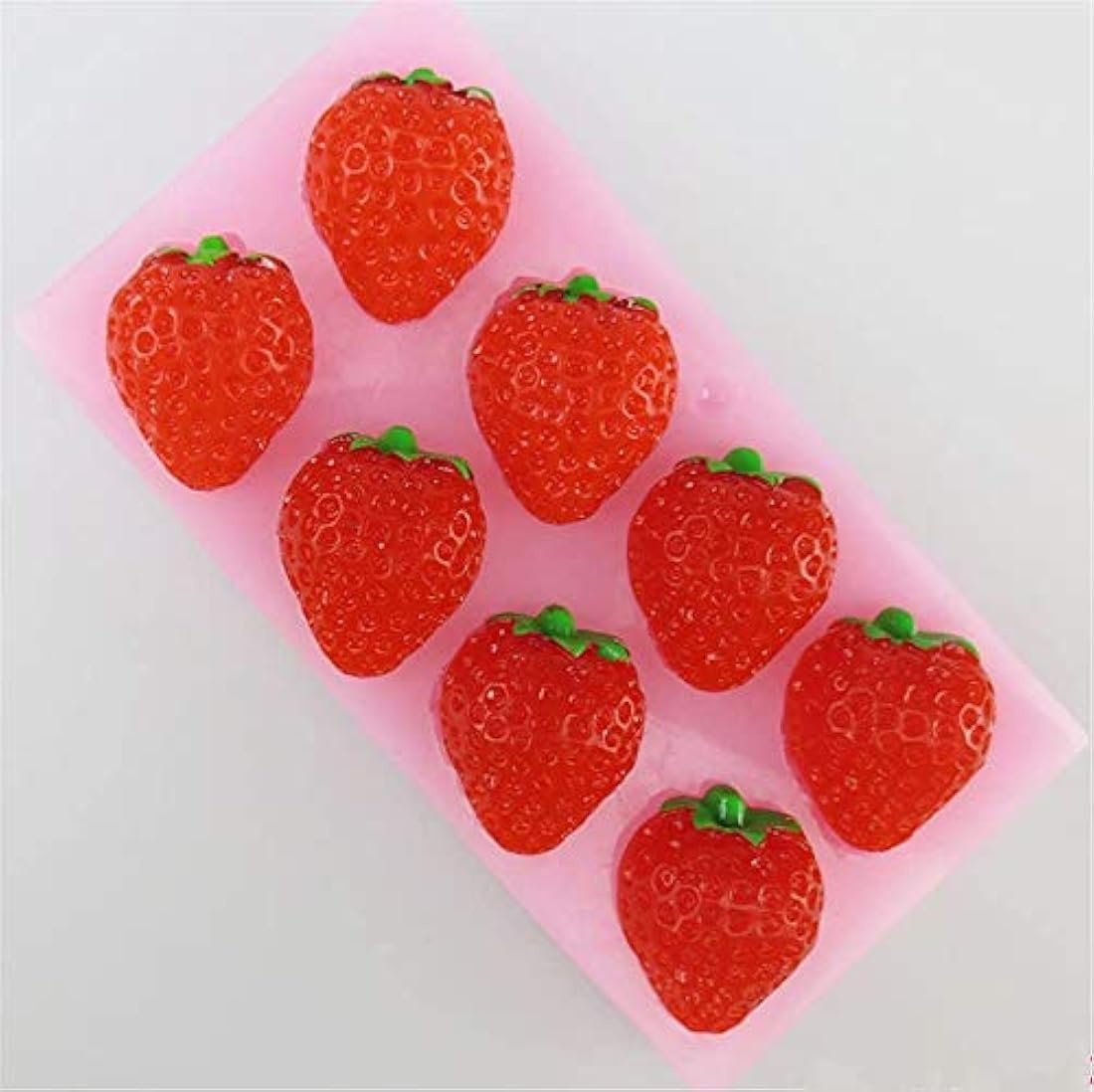 Molde de silicona para fondant de la serie Cupcake Strawberry