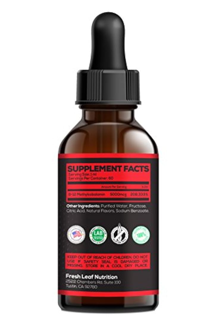 Suplemento de vitamina B12 con sabor a frambuesa