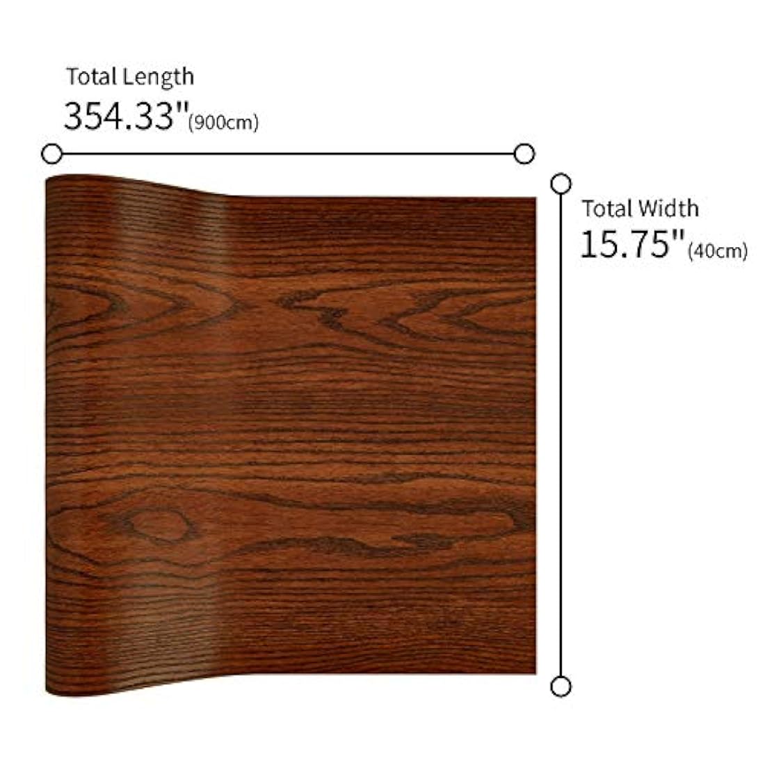 Papel pintado de madera marrón oscuro