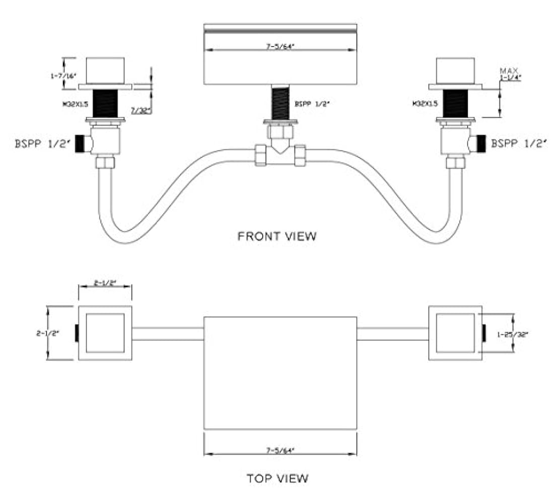 Grifo de bañera, Marrón