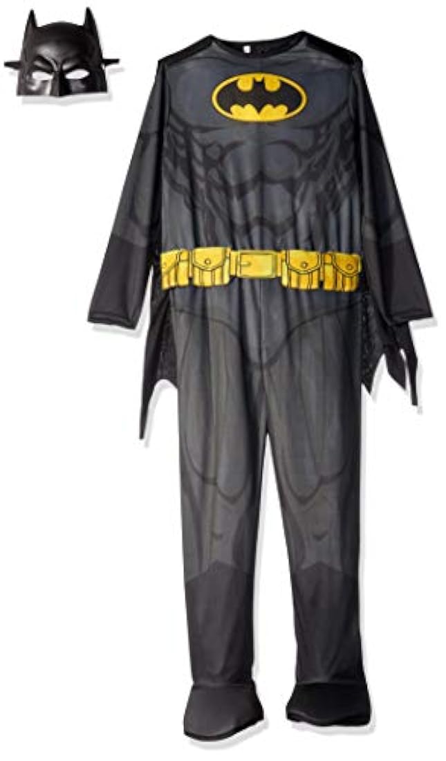 Disfraz de Batman de DC Comics para niños, M, Multicolor