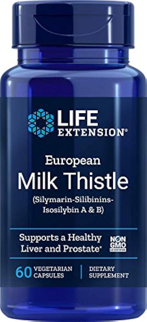 Vida Extension Europea Cardo Mariano Cápsulas Vegetarianas