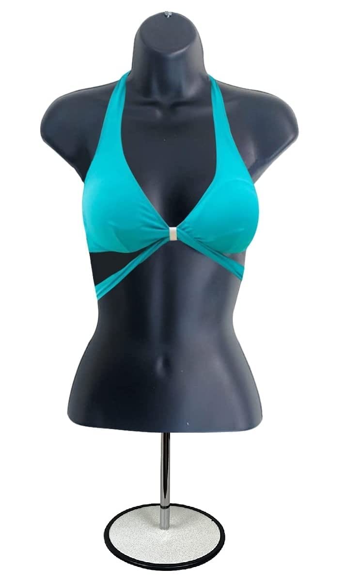 Maniquí Torso Femenino 3 Pack con Soporte Tallas S-M