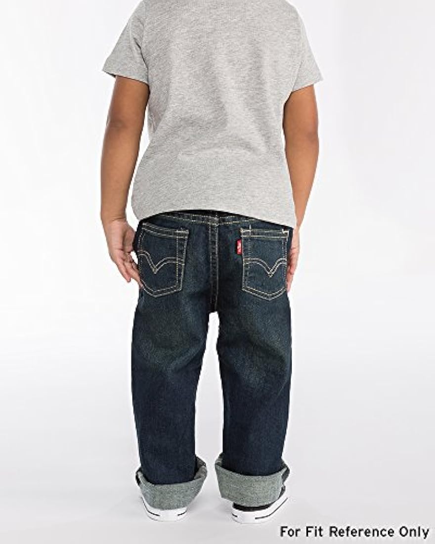 Pantalones jean de ajuste recto para niño