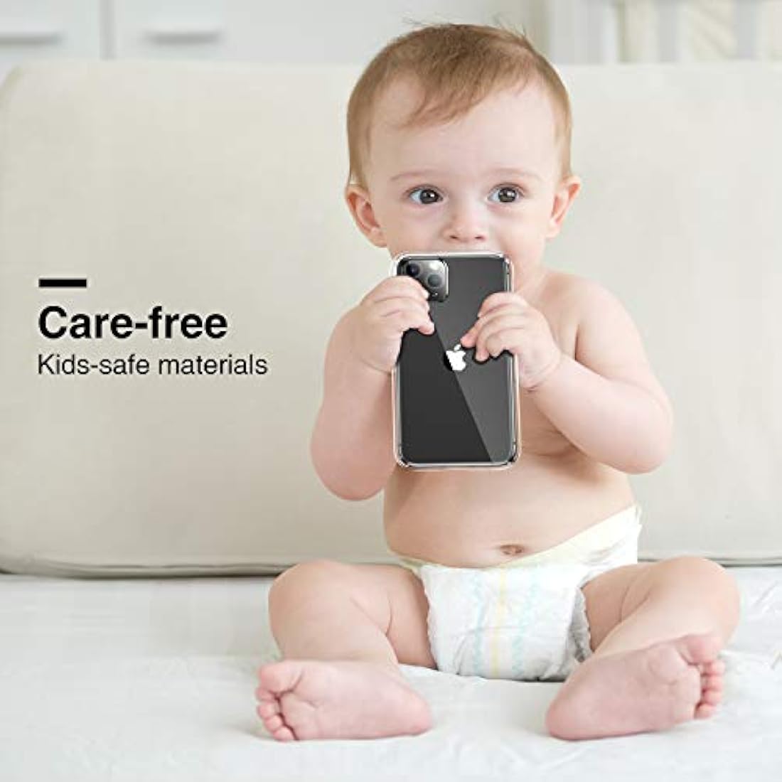 Funda para celular inteligente transparente