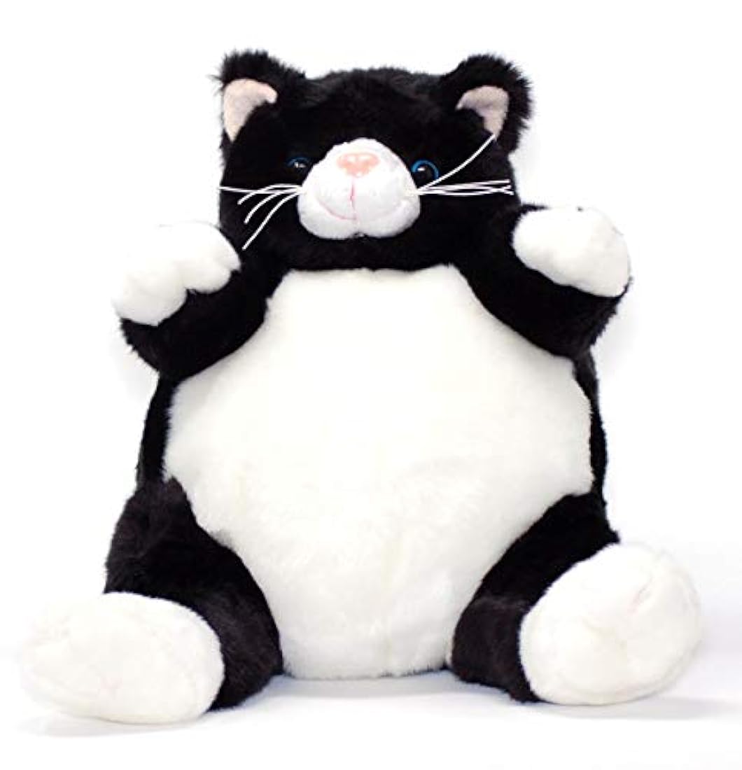 Blanco y Negro Gato Peluche 9 alta Unipak