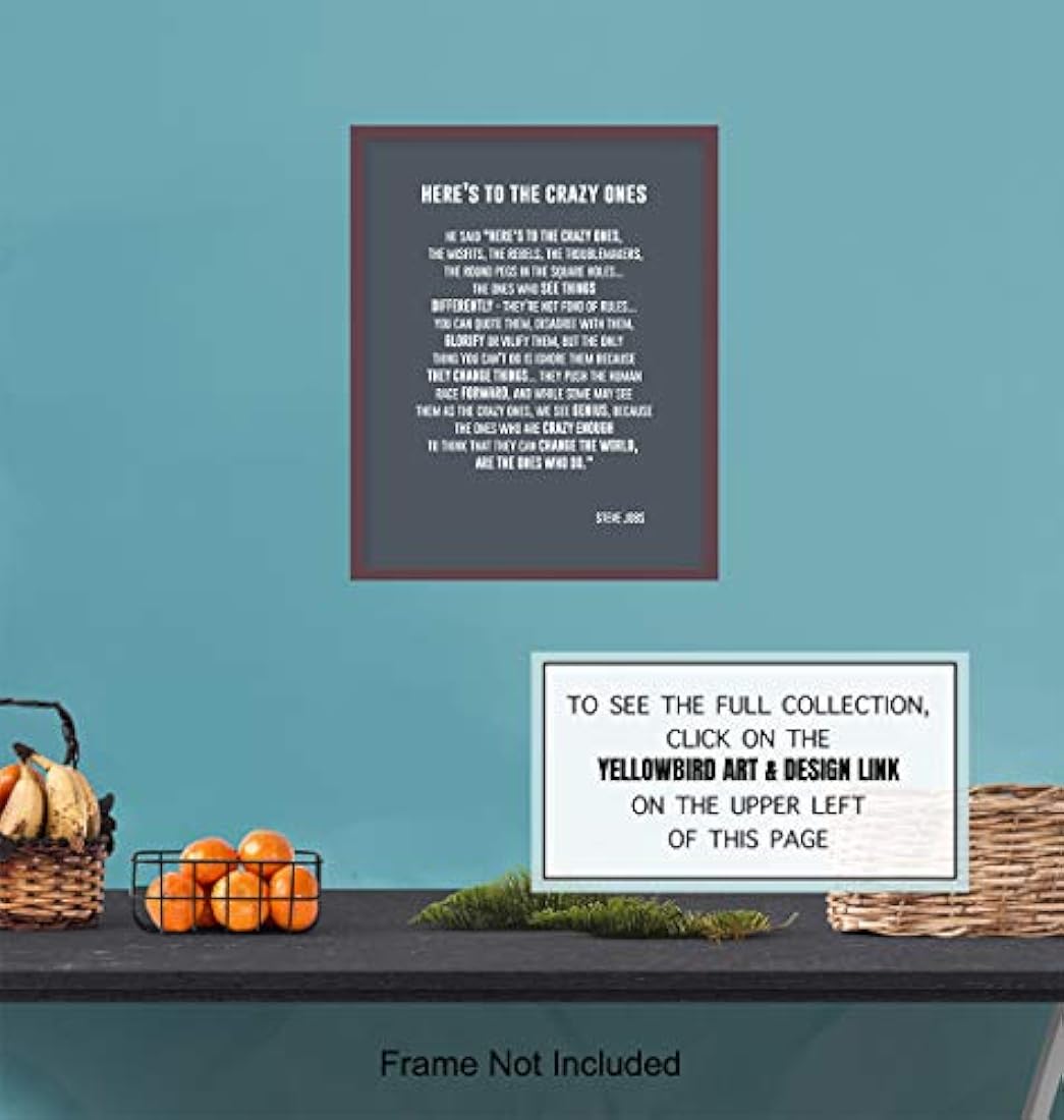 Decoración del hogar motivacional emprendedora 8x10 Lámina