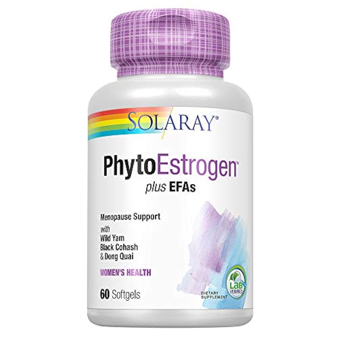 Solaray Phytoestrogen Plus EFA 's Suplemento, 60 unidades